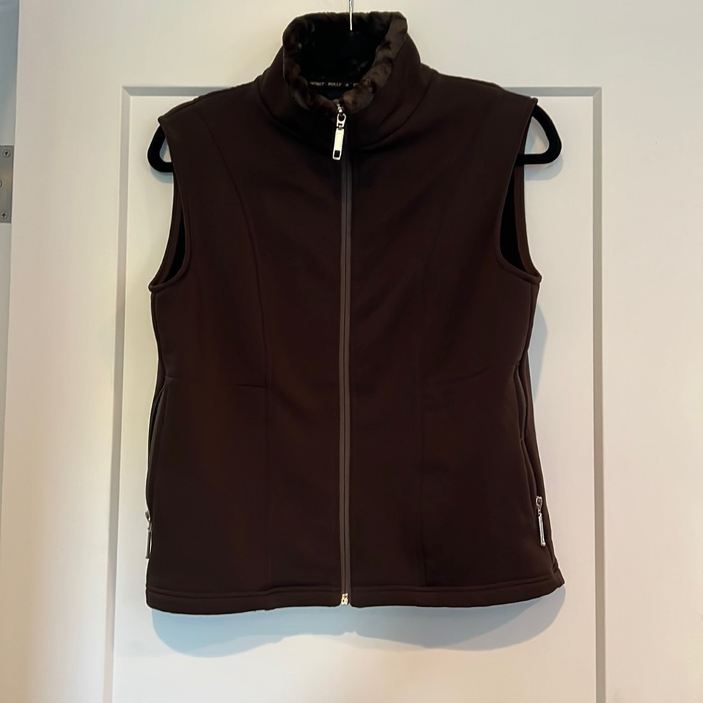 Wolly Bully Wear Ski Vest Sz M